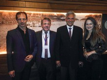 SDZ und Ulm: Jürgen Raizner, Prof. Fecht, Mayor Czisch, Ana Turcan