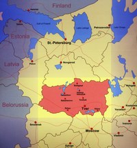 Karte Oblast Twer